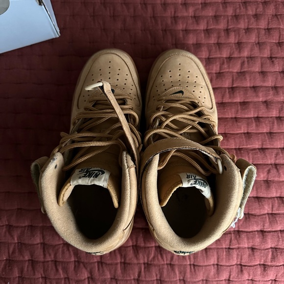 Nike Air Force 1 ‘07 Mid Flax (2014) Size 8 M - Picture 8 of 10